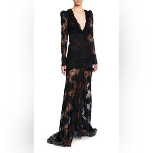 Alexis Lucasta long black gown size Large